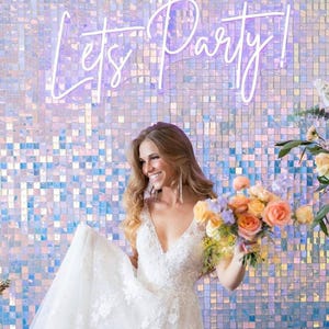 Custom Wedding Neon Sign: Personalized LED Wall Decor