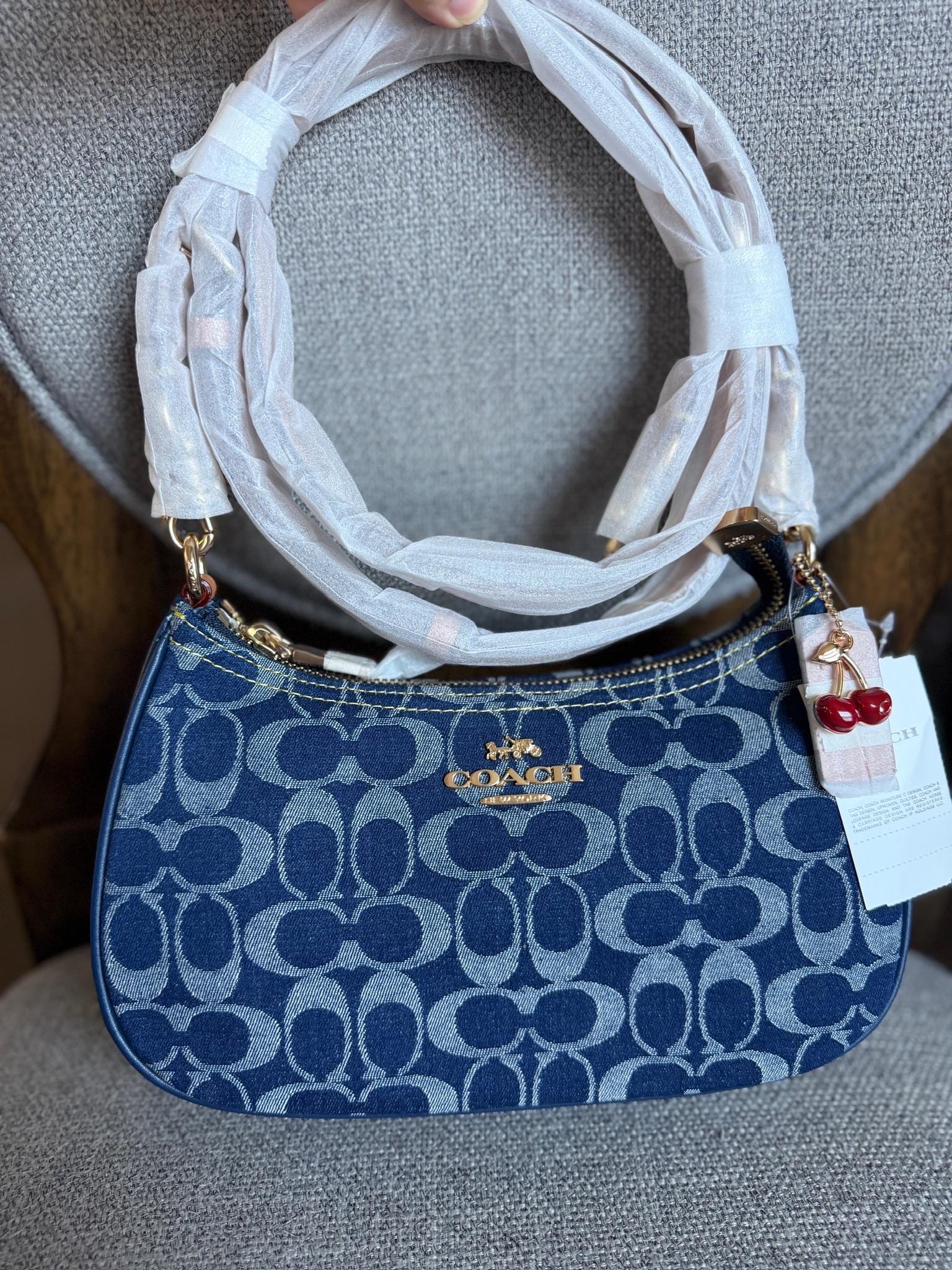 Vintage Coach Denim Purse - Etsy