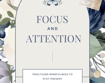 Mindfulness at Work Worksheet | Boost Focus and Presence for EAs & Admins | Executive Functioning Productivity Tool