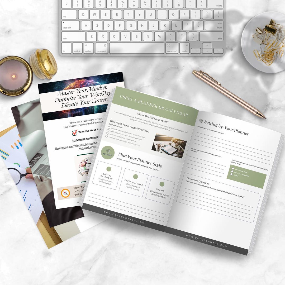Planner & Calendar Integration Worksheet | Executive Assistant ...