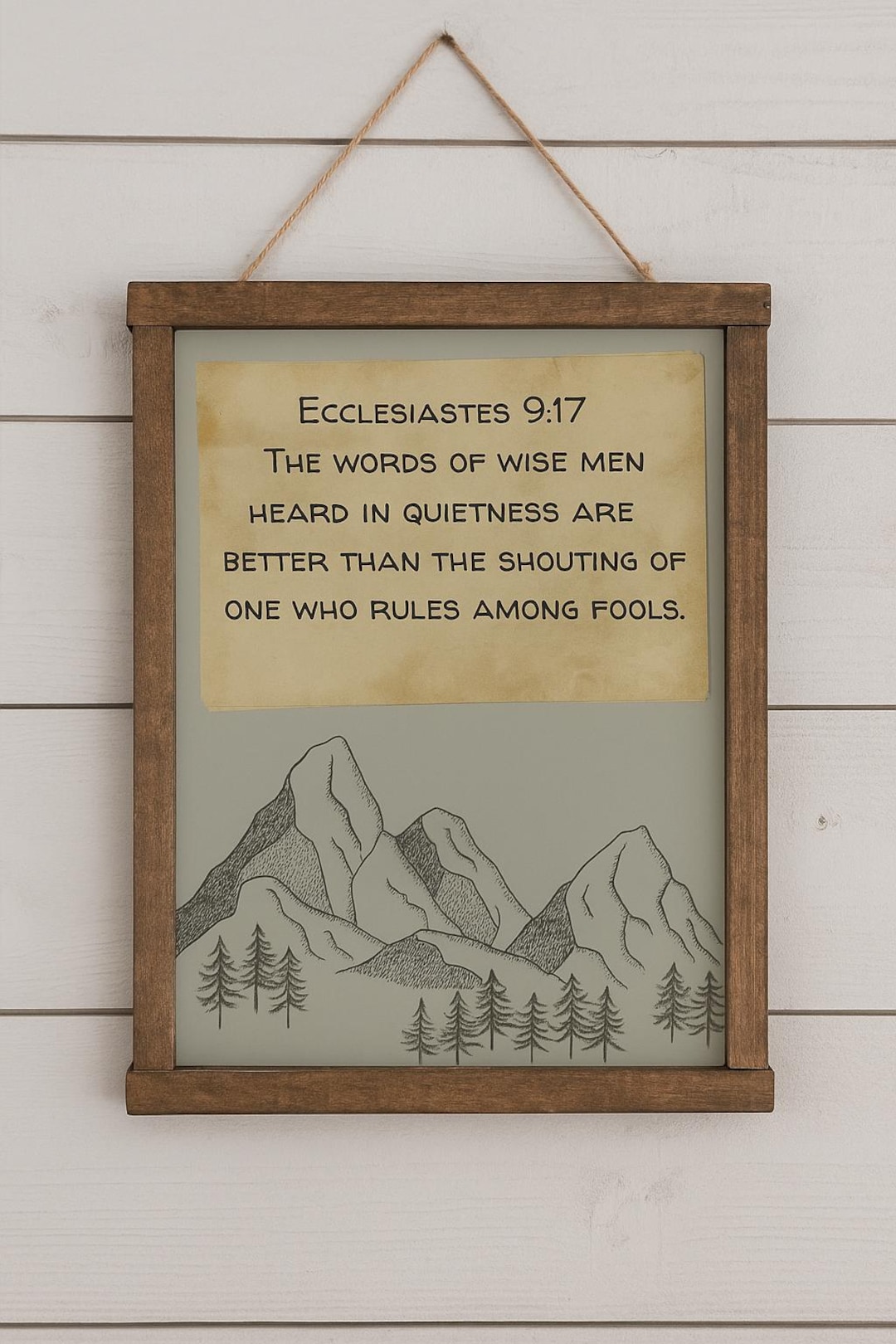 Ecclesiastes 9:17 Faith Bible Scripture Art Print (digital Download) - Etsy
