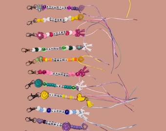 Zodiac Bag Charm Kandi