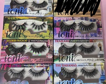 Ioni Eyelashes - 3 Collections - Vegan