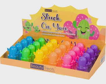 Stuck on you Cactus shaped lip balm