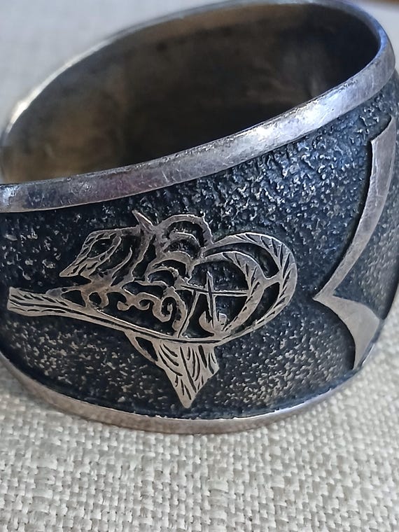 middle eastern  Allah sterling cuff - image 5