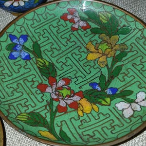 antique  cloisonne lot