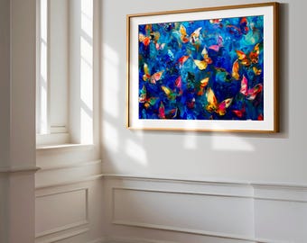 A Ballet of Butterflies | Painting Artwork Print