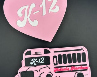 Melanie K-12 vinyltopper en display