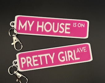 Pretty Girl Avenue-sleutelhangers