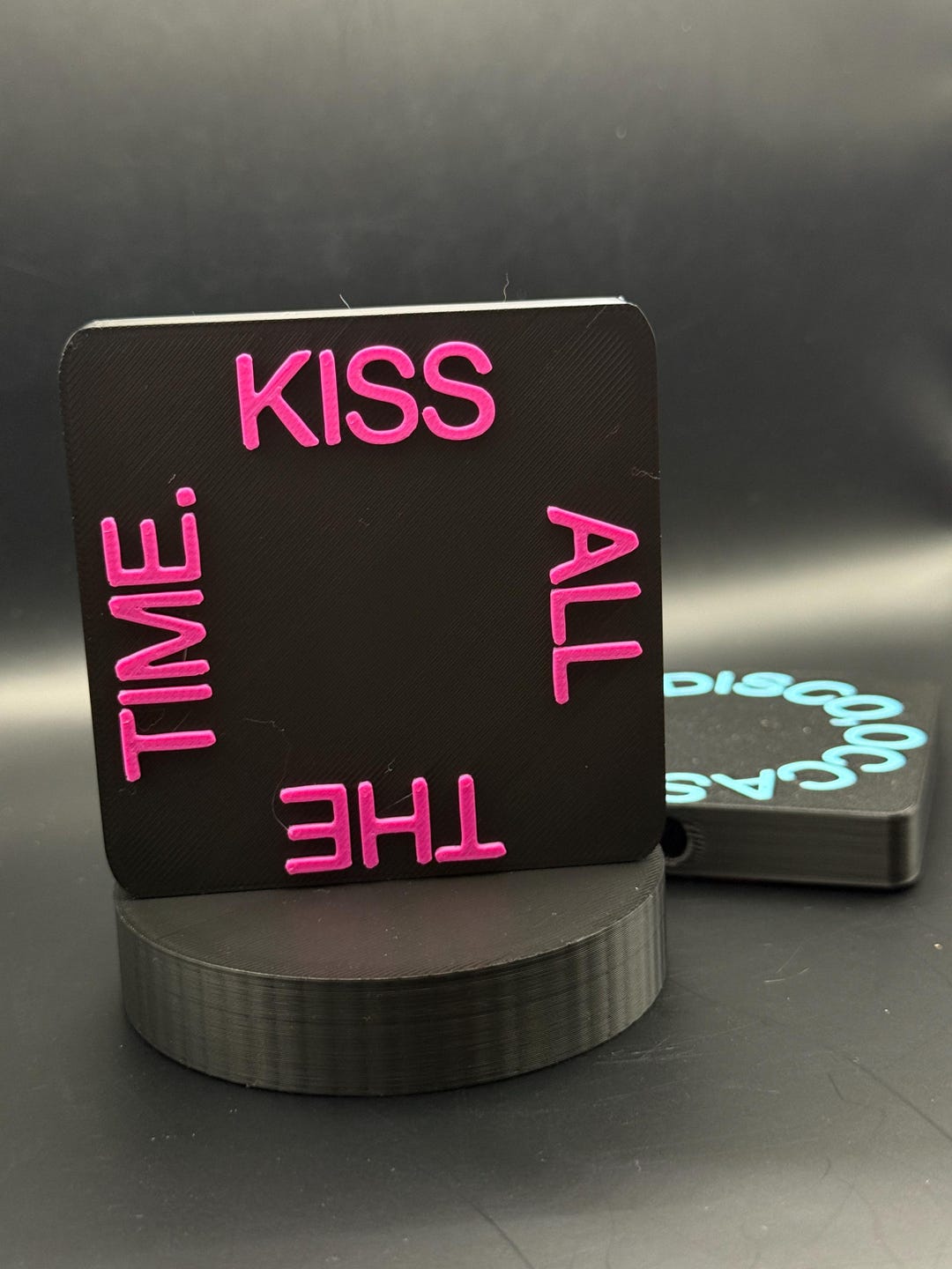 Kiss All the Time Topper and Display - Etsy