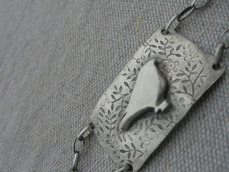 Kleine vogel Sterling zilveren armband afbeelding 4