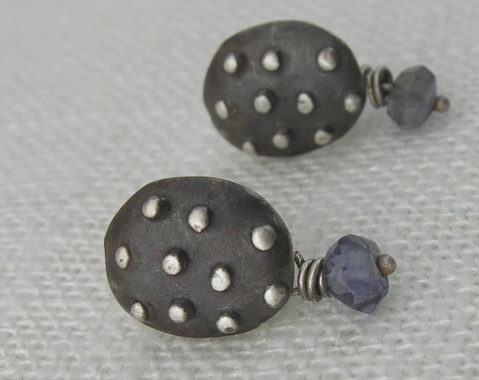 Polky Dots With Drops Earrings
