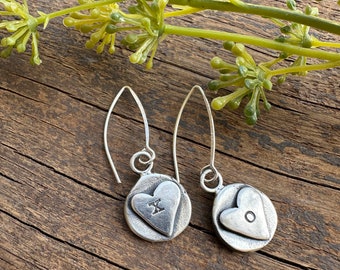 Love Letters Sterling Silver Earrings by iNk