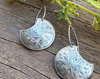 Lunar Sterling Silver Earrings by iNk