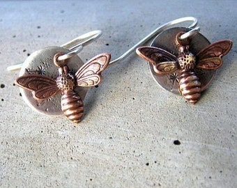 Petite Flight of the Bumble bee Earrings