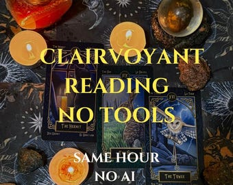 Same Hour Clairvoyant Psychic Reading, No Cards Reading, No Tools Accurate Love and Career Guidance