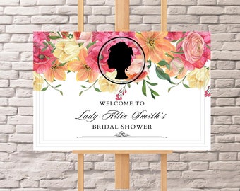Bridgerton Welcome Sign Bridgerton Bridal Shower Welcome Sign Digital Template