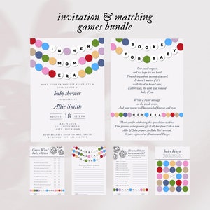 In ihrer Mom Era Baby Shower Einladung Vorlage und Spiele Bundle Digital Download Taylor Swift Theme Baby Shower Einladung und Spiele
