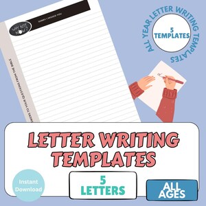 Letter Writing Templates: 5 Modern JW  Ministry Designs (A4 PDF, Digital Download) Sample Pack