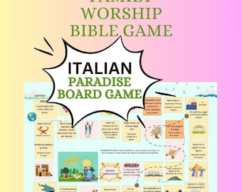 JW Italienisches Paradies-Brettspiel: Familienbibelspaß (druckbare PDF)