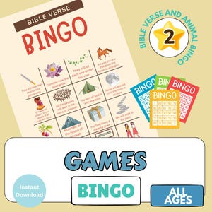 JW Bible Verse Bingo Game: Family Worship Fun (Instant Download PDF)