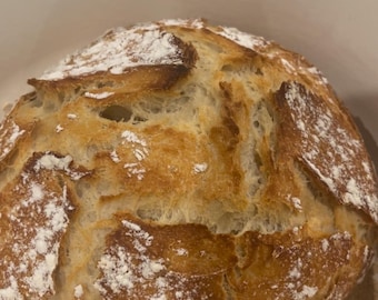 Homemade Traditional  Bread Loaf