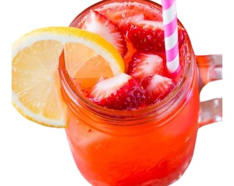 Limonade aux fraises maison