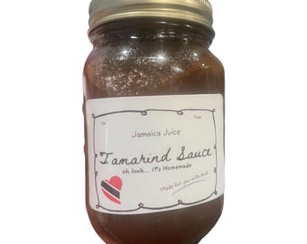 Salsa/chutney de tamarindo casera inspirada en Trinidad y Tobago.