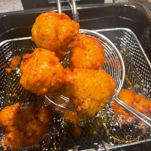 Jamaican Fritters: Saltfish, Chickpea, Salmon - Ready to Eat