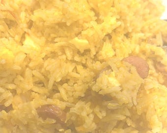 Jamaicaanse gekruide rijst: Caribisch diner
