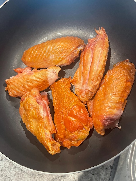 Smoked Turkey Wings or Drumsticks: Cooked Frozen, Thanksgiving
