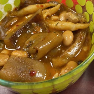 Jamaican Cow Foot and  Skin Stew: Ponmo Ijebu