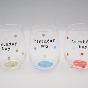 Birthday Girl/ Birthday Boy Cup with custom name on the bottom | birthday gift