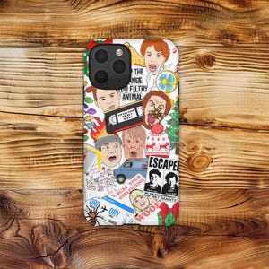 Home Alone inspired -- iPhone, Samsung Galaxy, Google Pixel - Protective Shell Tough Phone Case