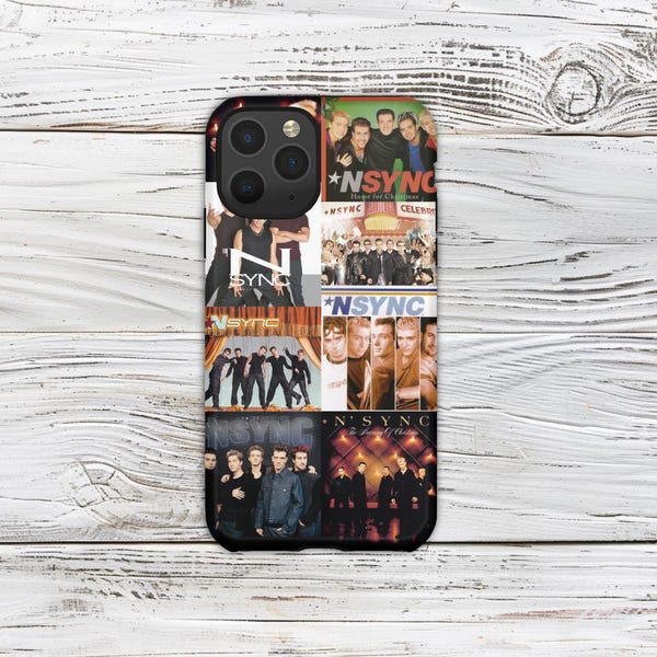 Álbuns de Boy Bands -- iPhone, Samsung Galaxy, Google Pixel - Capa Protetora Resistente para Celular