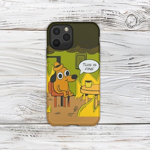 Esto está bien - iPhone, Samsung Galaxy, Google Pixel - Funda protectora resistente para teléfono