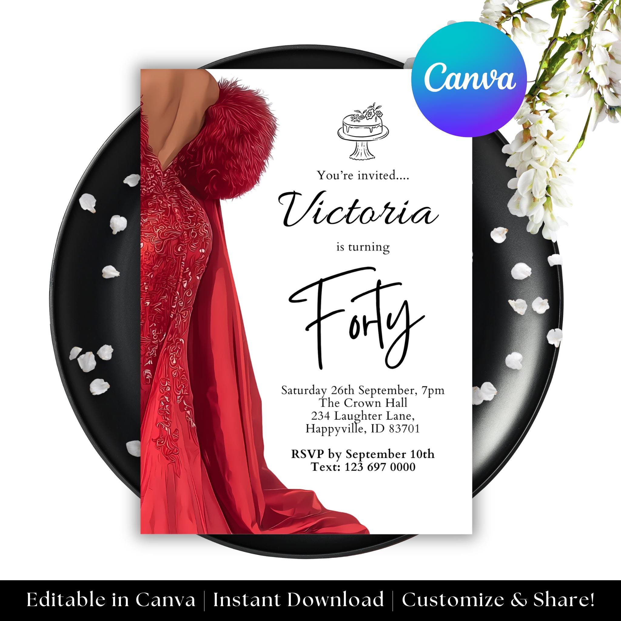 40th Birthday Dress - Etsy