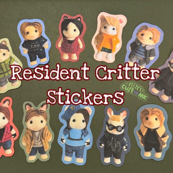 Resident Critter Stickers ~ Singles and Sets