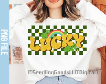 Glitter Lucky Shamrock PNG, St Patrick's Day Png, Lucky Png, Patricks Day Png, Glitter Patrick Png, Irish Day Png, Digital Instant Download