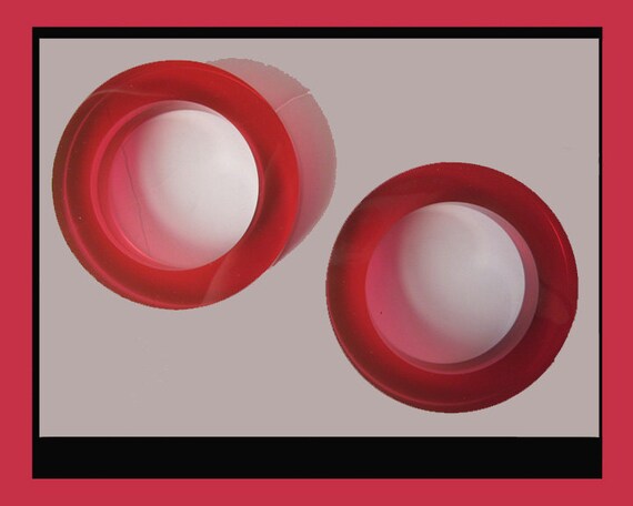 Bright SHARP Chic, Two Hot Pink Bangle Bracelets,… - image 5