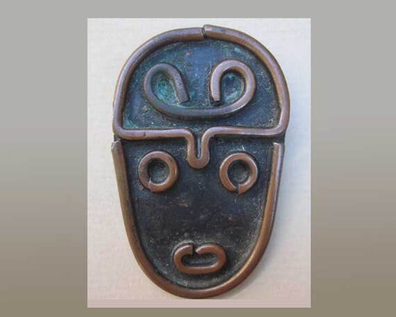 PRIMITIVES Set, Folkloric/Modernist Masks Bracele… - image 2