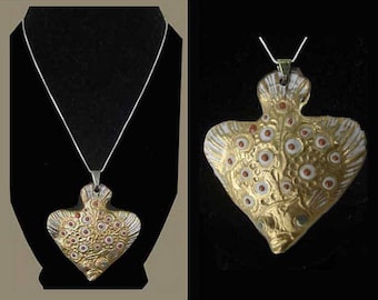 FAB Fish, Anton Michelsen/Royal Copenhagen, Denmark Porcelain Modernist Pendant, Sterling Bail, Nils Thorsson Design, Vintage Jewelry, Women
