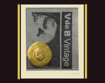Large and Lovely GIVENCHY Matte Gold Finish Earrings, Clip On Earrings, Vintage Costume Jewelry, Woma