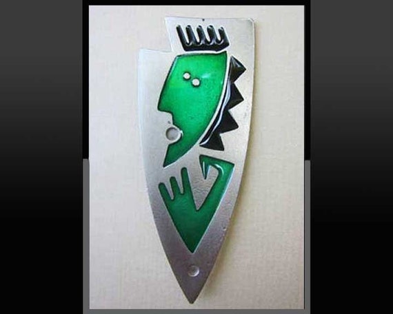 PUNKED, Cool Punk Hipster Pin, Punk Musician, Moha