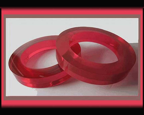 Bright SHARP Chic, Two Hot Pink Bangle Bracelets,… - image 2