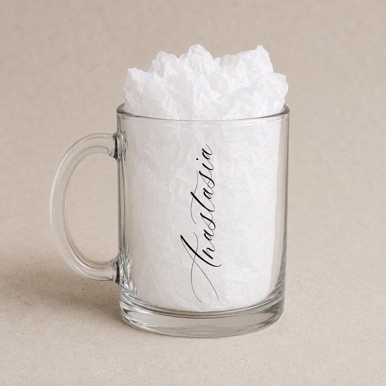 Transparent Handle Tumbler 10oz Beverage Capacity Glass Coffee Mug Clear Tea Cup Modern Kitchen Drinkware Heat Resistant Vessel Sleek Morning Essential Minimalist Design Office Accessory Elegant Home Brewing Contemporary Glassware Perfect