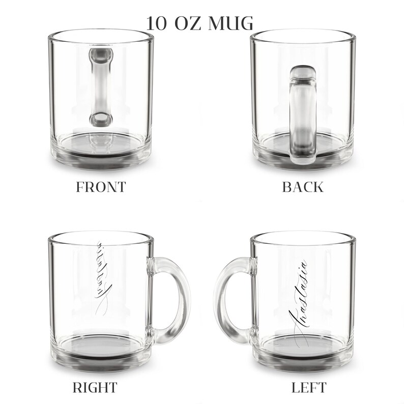 Glass Coffee Mug Clear Tea Cup Transparent Handle Tumbler 10oz Beverage Glassware Modern Kitchen Drinkware Heat Resistant Vessel Sleek image 11