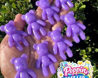 Colgantes de oso de lavanda morada / Se venden individualmente