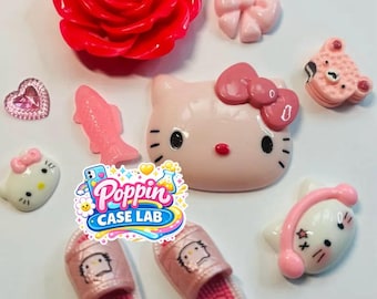 HK Pink Theme Phone Case Charm Supplies/Junk Phone Case Supplies DIY