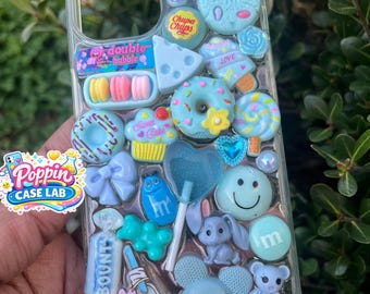 Blaue Thema Junk-Hülle/Handyhülle passend für iPhone 13 und 14